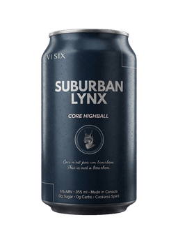Suburban Lynx Core Highball can 355ml 6% ABV 0g sugar 0g carbs
